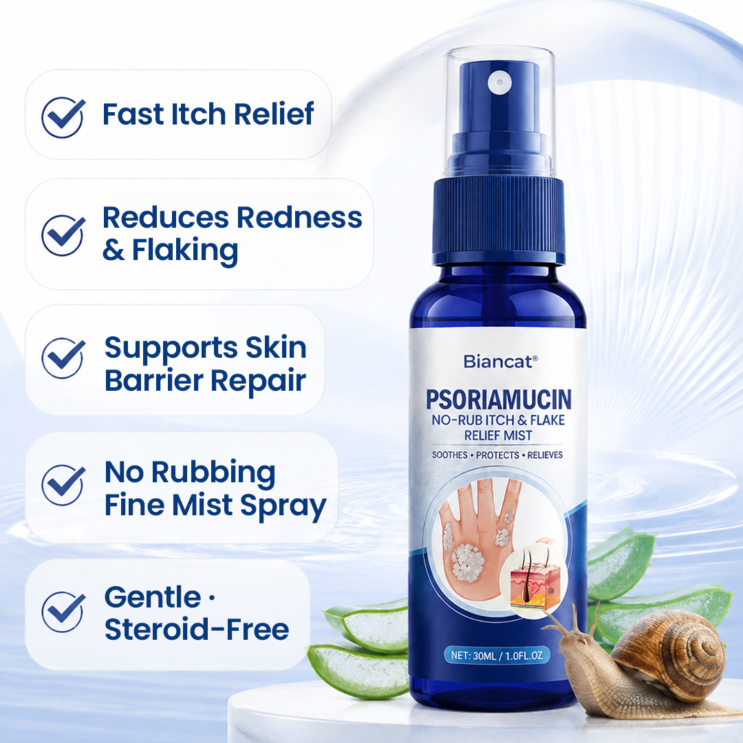 Mepilo® PsoriaMucin No-Rub Itch & Flake Relief Mist