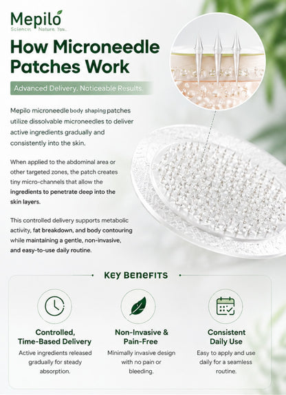 ✨ Mepilo Moringa × Berberine Nano Microneedle Patch ✨