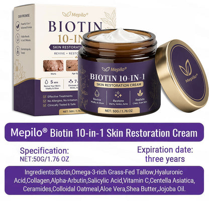 ✨Mepilo® Biotin 10-in-1 Skin Restoration Cream 🍀