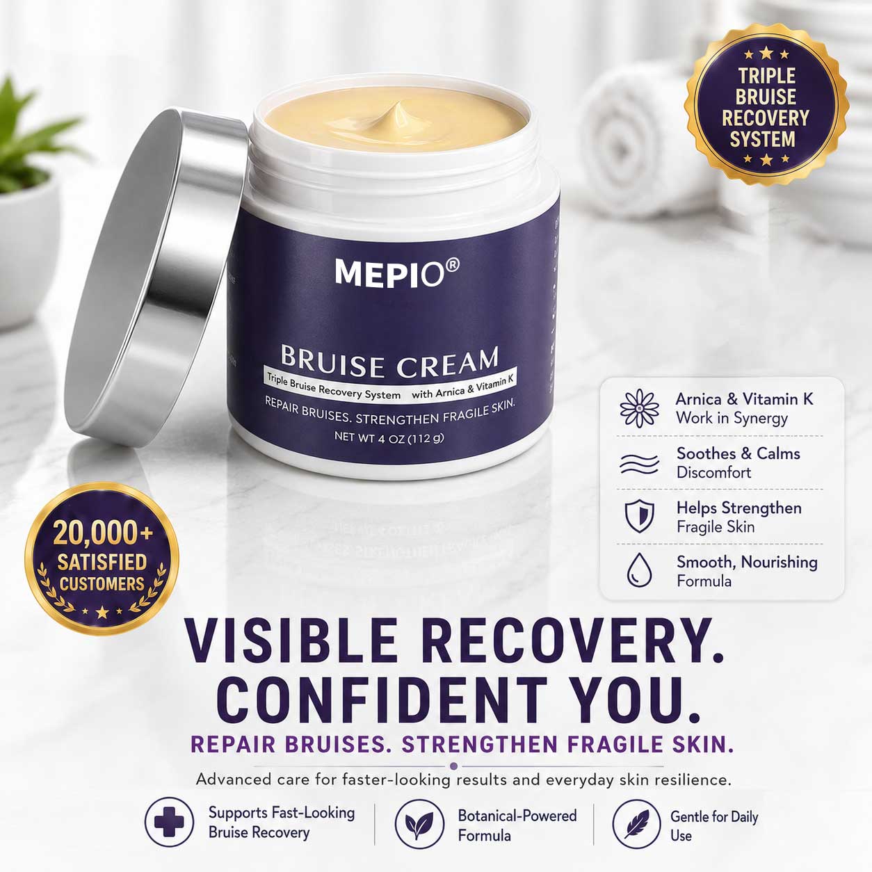 💜 SootheFlow Herbal Balm – Gentle Care for Bruises, Bumps & Tender Skin