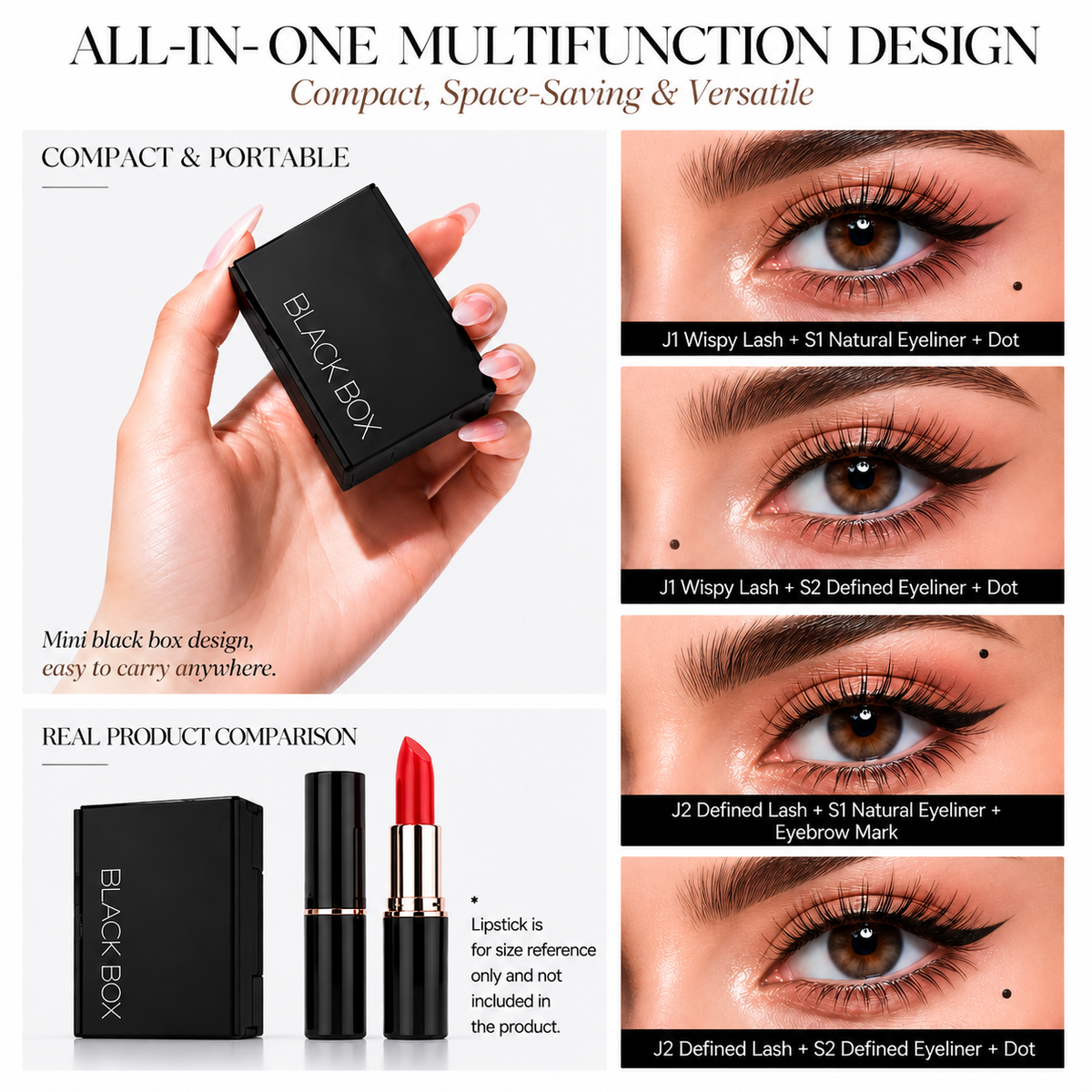 Lash & Liner Stamp Kit 3-in-1 Lower Lash & Eyeliner Stamp Kit