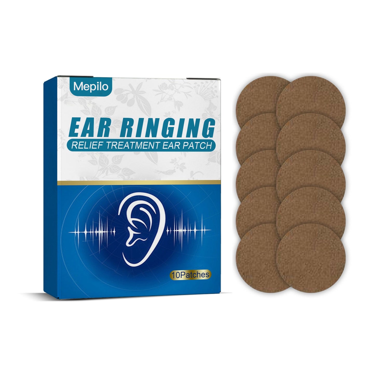 Mepilo™ Tinnitus Patches | Naturally Relieve Ringing & Buzzing in Ears, Repair Inner Ear Hair Cells in 30 Days