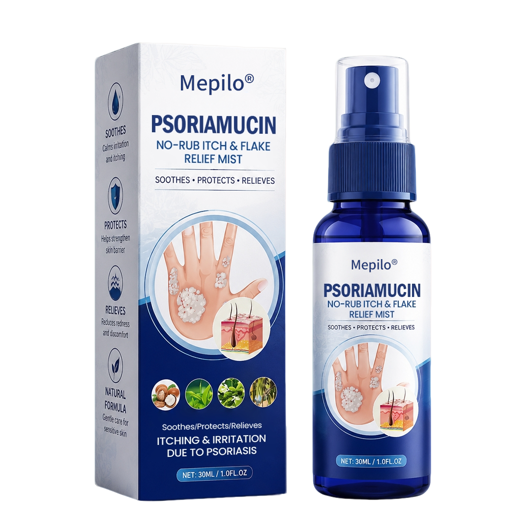 Mepilo® PsoriaMucin No-Rub Itch & Flake Relief Mist