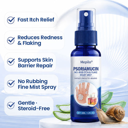 Mepilo® PsoriaMucin No-Rub Itch & Flake Relief Mist