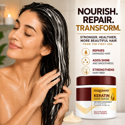 Collagen Hair Mask – Deep Repair & Hydration, 500 ml