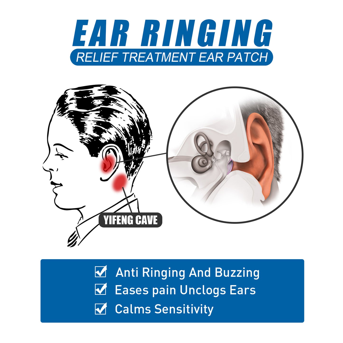 Mepilo™ Tinnitus Patches | Naturally Relieve Ringing & Buzzing in Ears, Repair Inner Ear Hair Cells in 30 Days