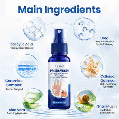 Mepilo® PsoriaMucin No-Rub Itch & Flake Relief Mist