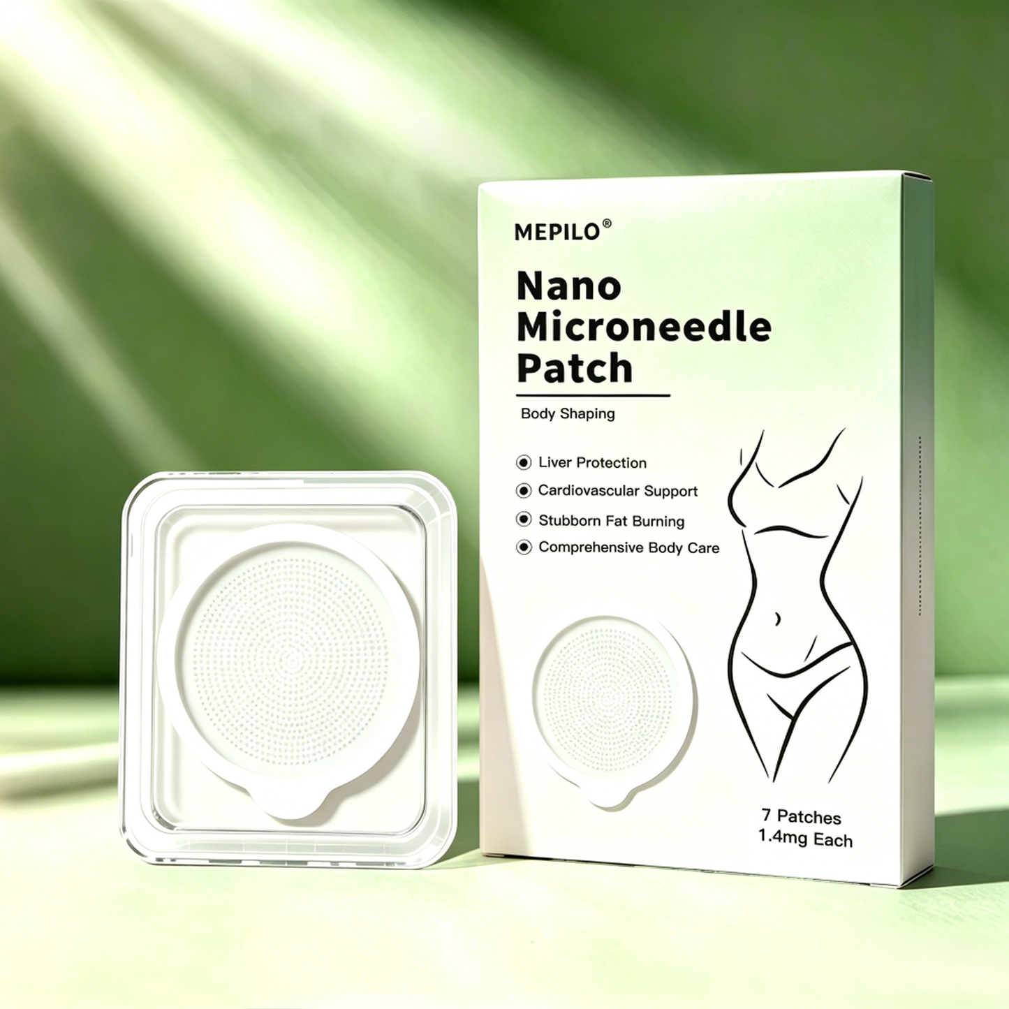 ✨ Mepilo Moringa × Berberine Nano Microneedle Patch ✨